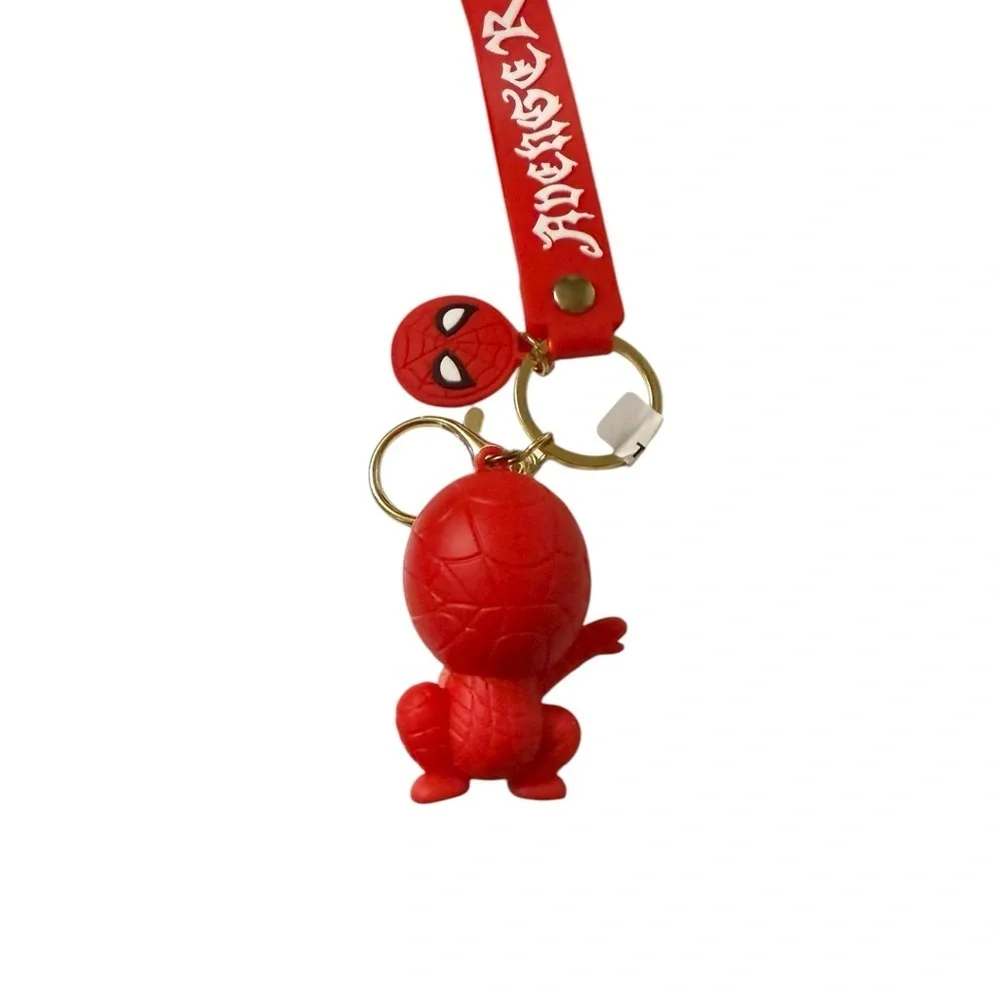Red Spider Hero Keychain - Picture 2 of 2